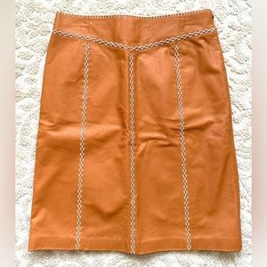 Western Leather skirt (Gap)